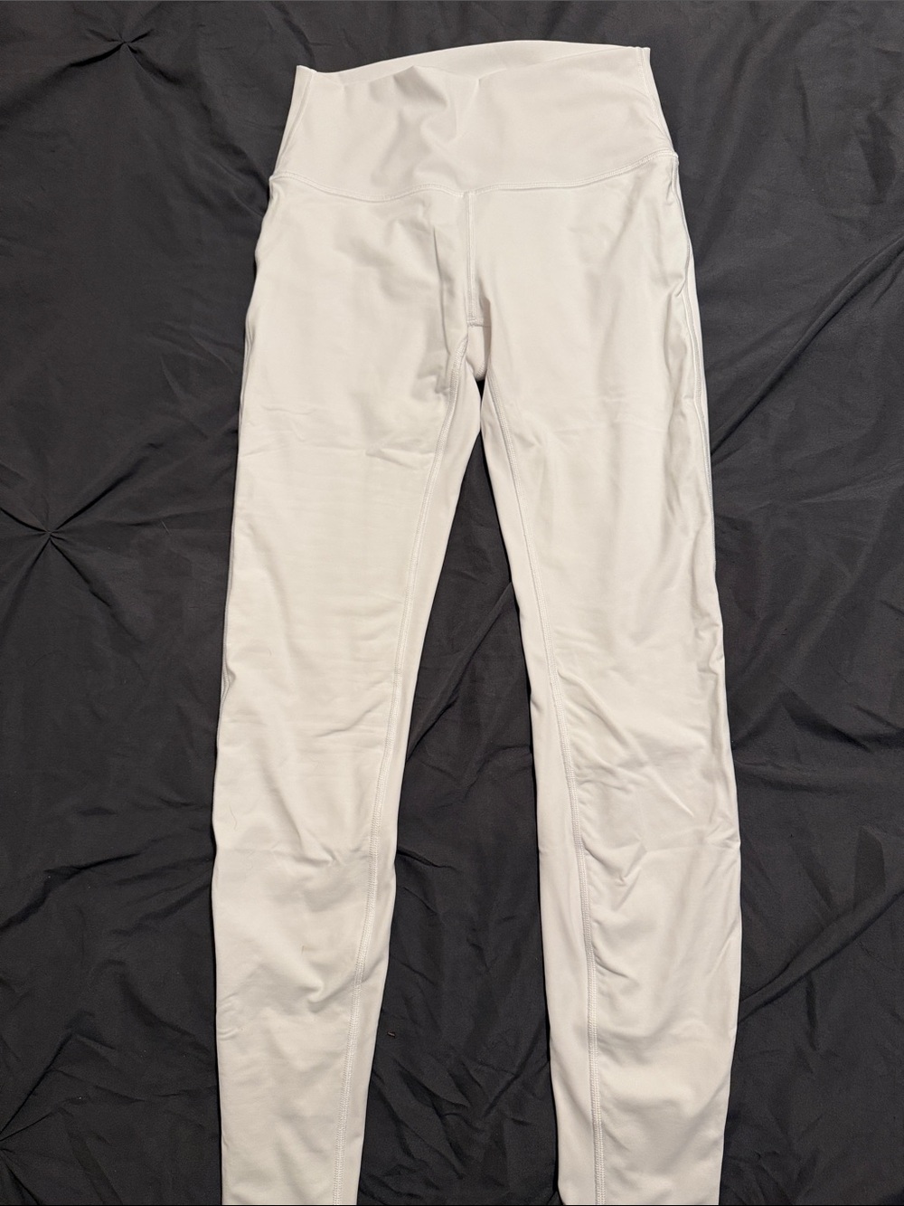 Lululemon White High-Waist Active Leggings